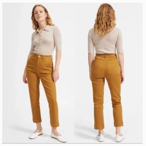 Last chance! Donating! Everlane Cropped Straight Short Pants Golden Brown